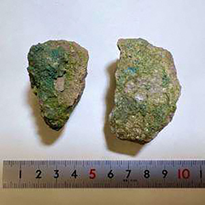 図4.珪孔雀石（松倉地域）